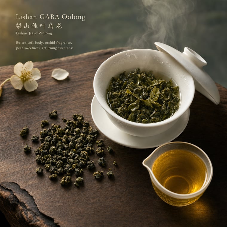 The design — Lishan GABA Oolong