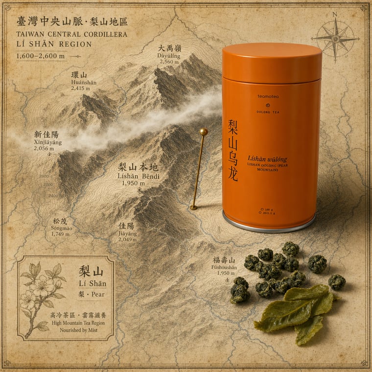 The design — Líshān Oolong