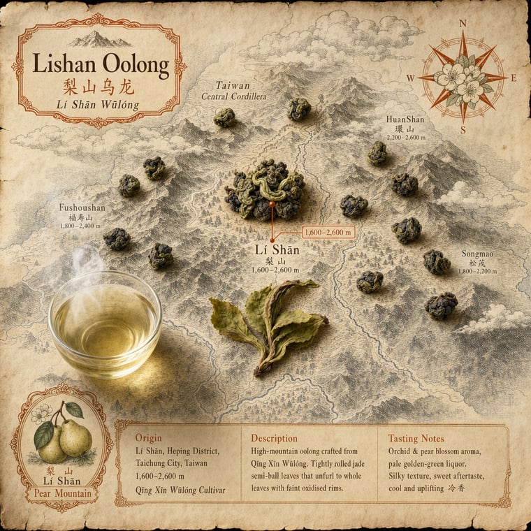 The design — Líshān Oolong