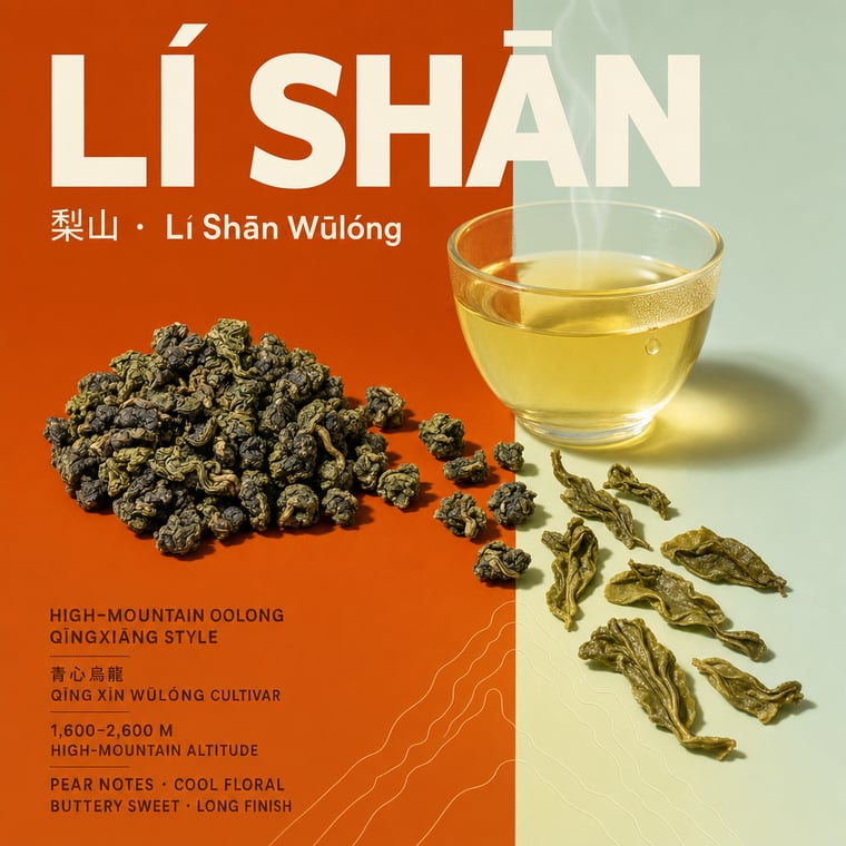 The design — Líshān Oolong