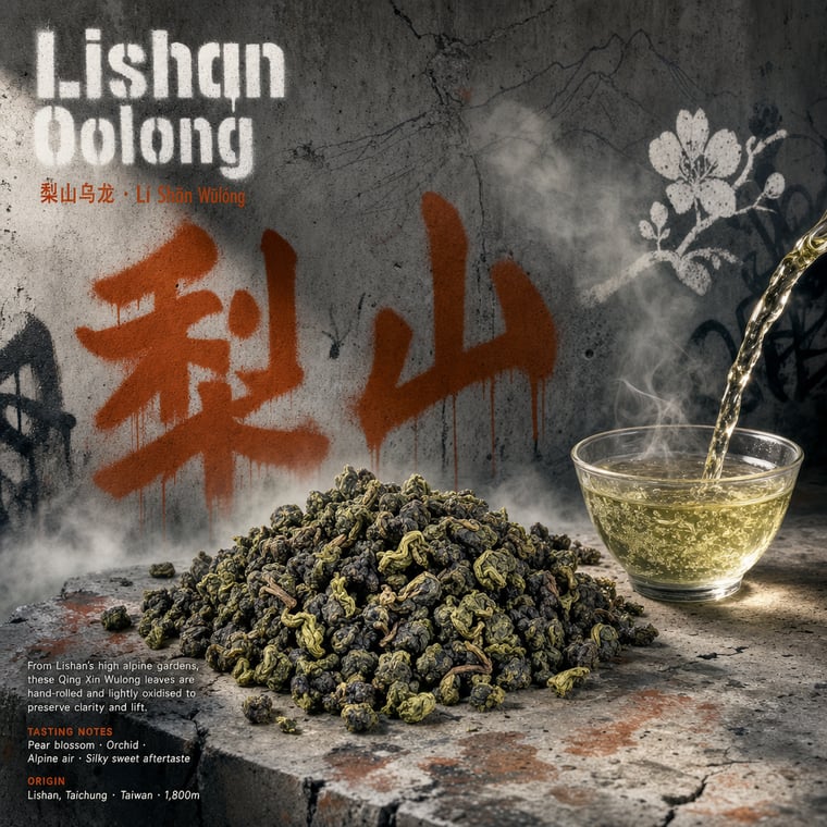 The design — Líshān Oolong