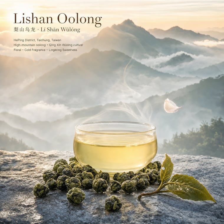 The design — Líshān Oolong