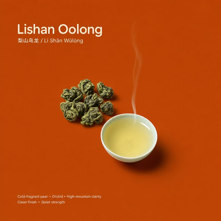 The design — Líshān Oolong
