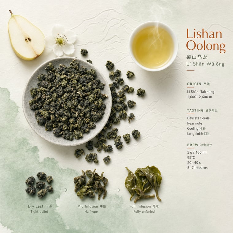 The design — Líshān Oolong