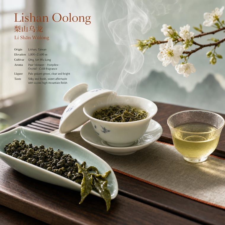 The design — Líshān Oolong