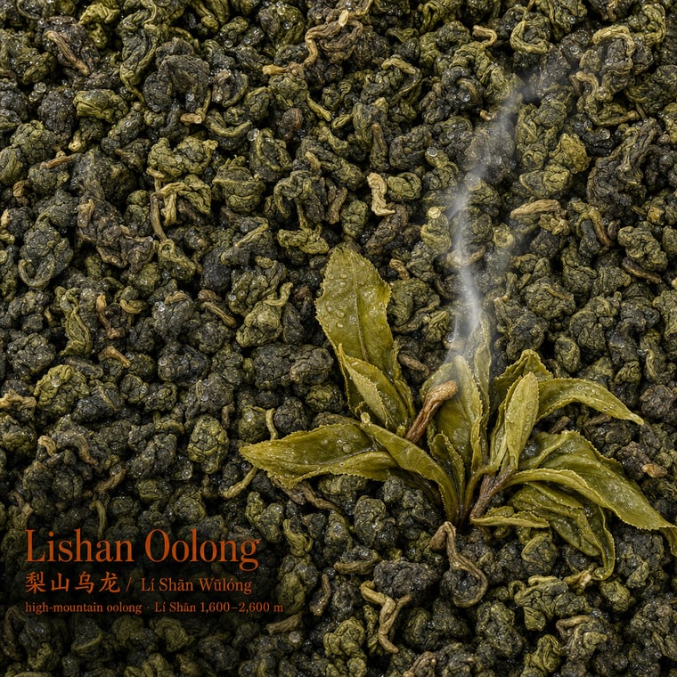 The design — Líshān Oolong