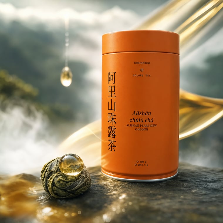 The design — Ālǐshān Zhū Lù Chá