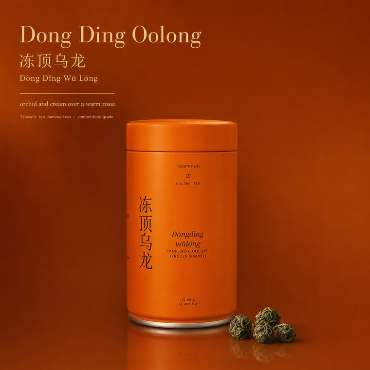 The design — Dòng Dǐng Oolong