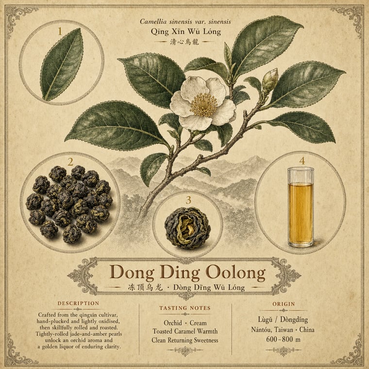 The design — Dòng Dǐng Oolong