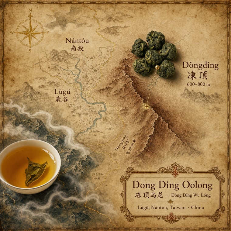 The design — Dòng Dǐng Oolong