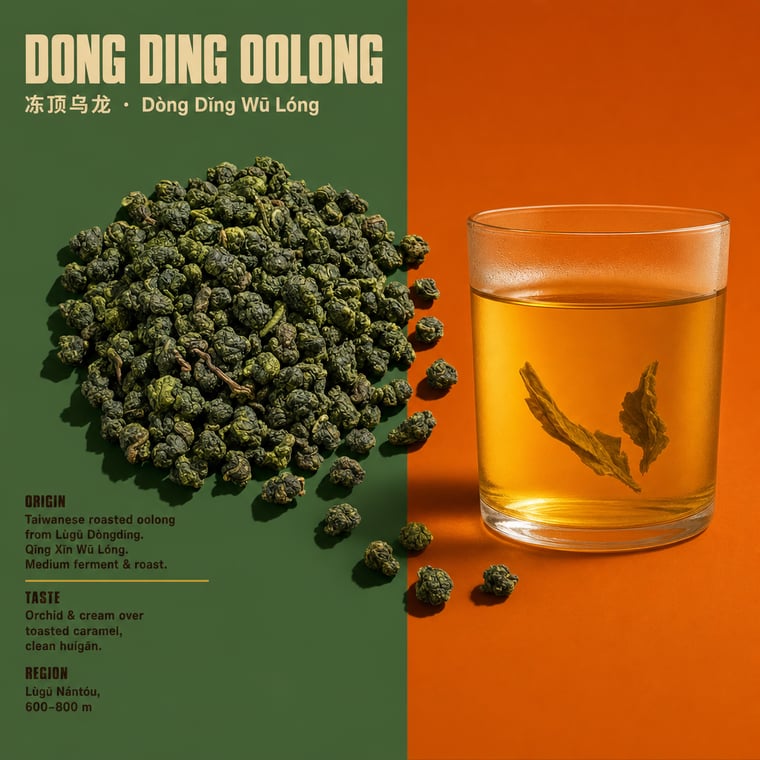The design — Dòng Dǐng Oolong