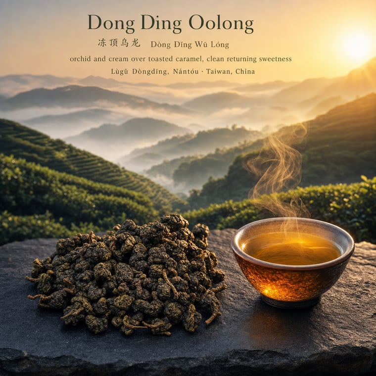 The design — Dòng Dǐng Oolong