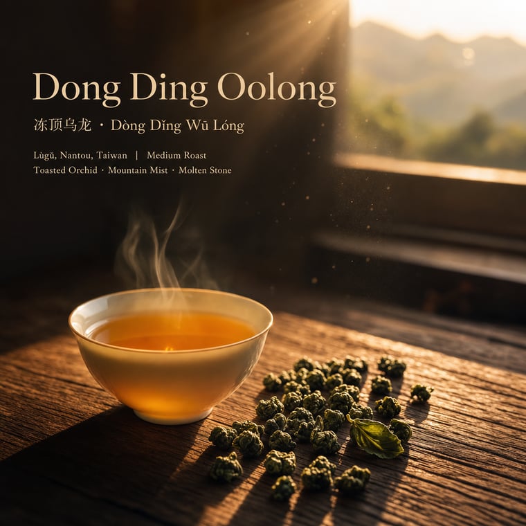 The design — Dòng Dǐng Oolong