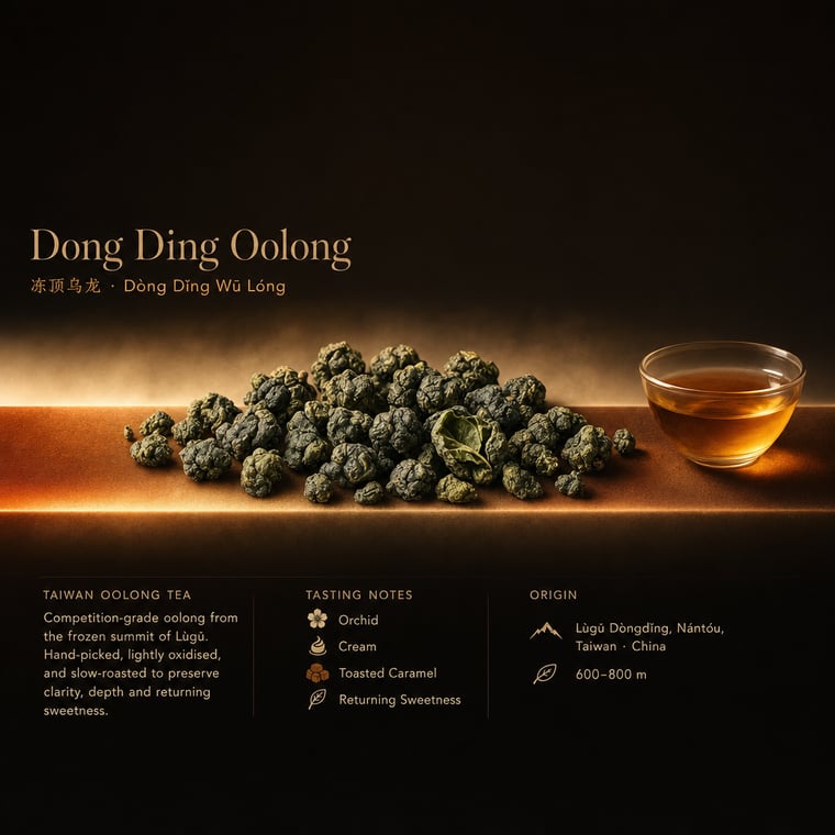The design — Dòng Dǐng Oolong