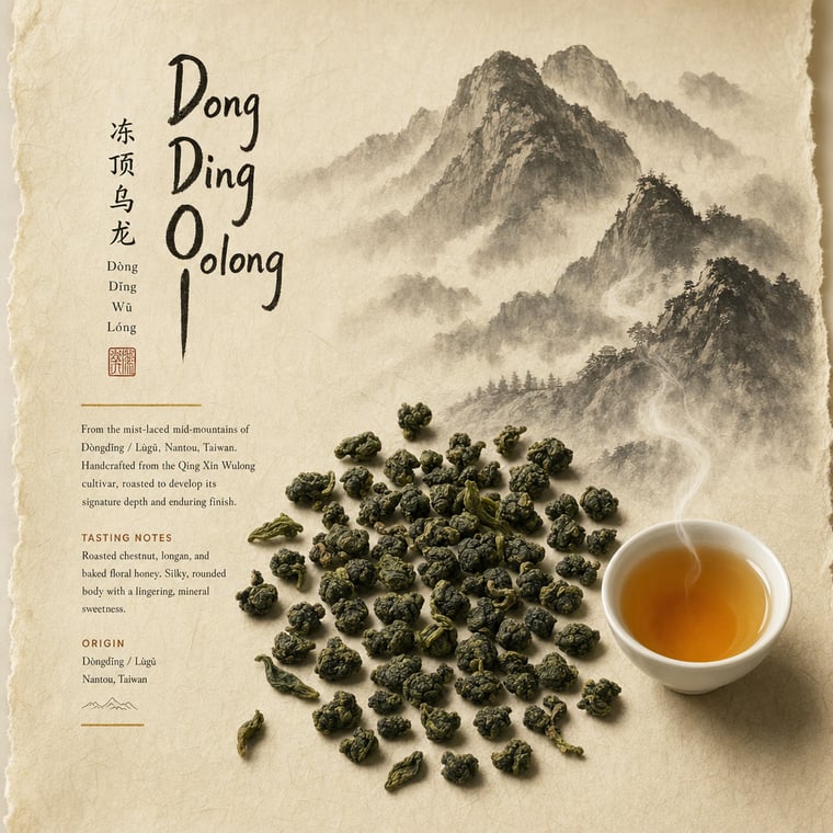 The design — Dòng Dǐng Oolong