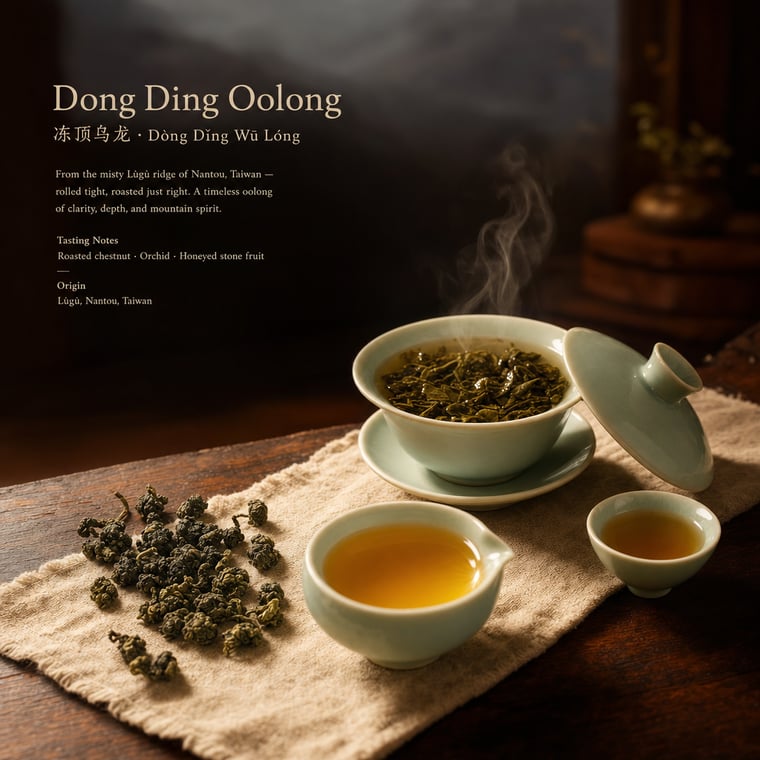 The design — Dòng Dǐng Oolong