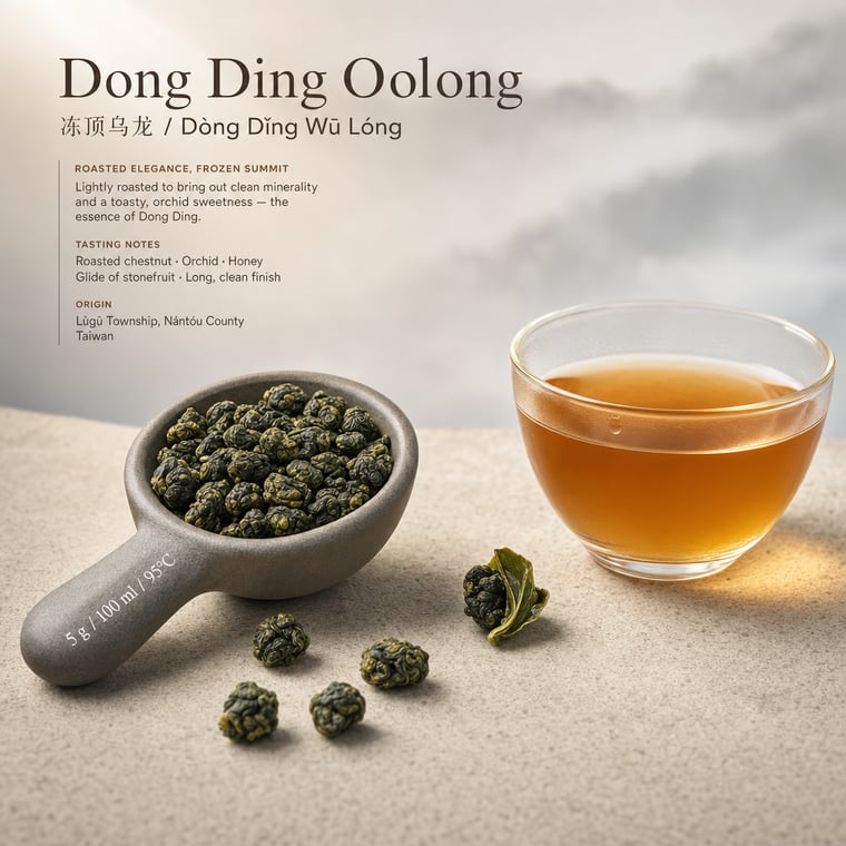 The design — Dòng Dǐng Oolong
