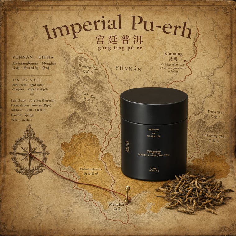 The design — Gong Ting Pu-erh