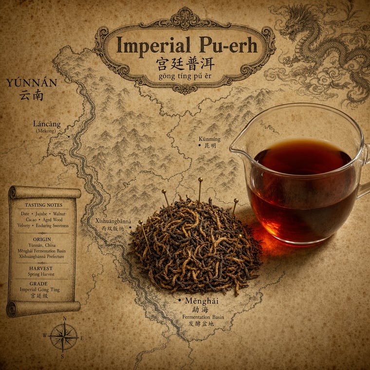 The design — Gong Ting Pu-erh