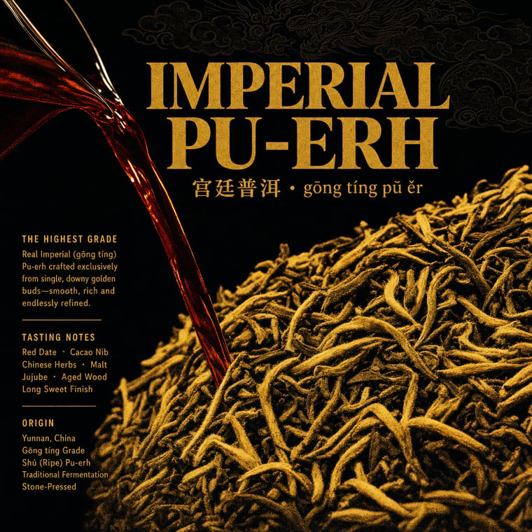 The design — Gong Ting Pu-erh