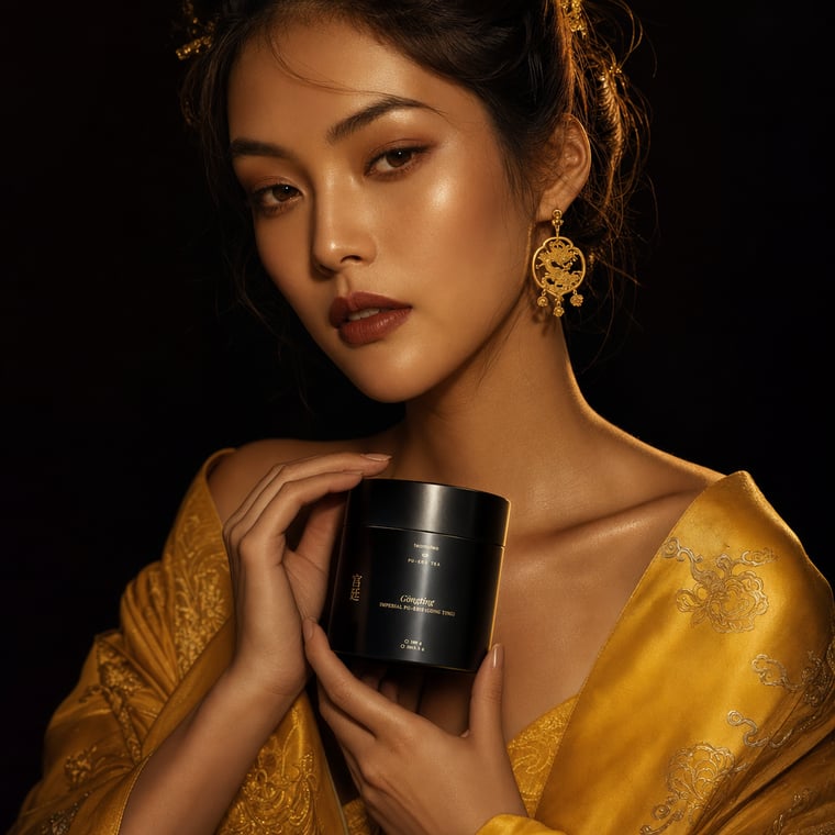 The design — Gong Ting Pu-erh