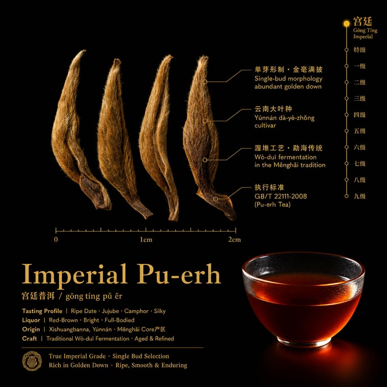 The design — Gong Ting Pu-erh