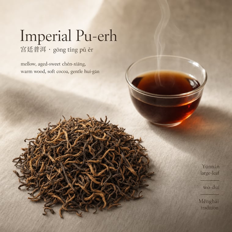 The design — Gong Ting Pu-erh