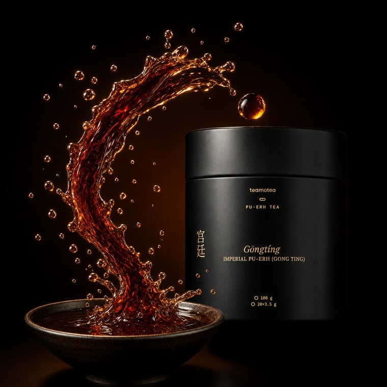 The design — Gong Ting Pu-erh