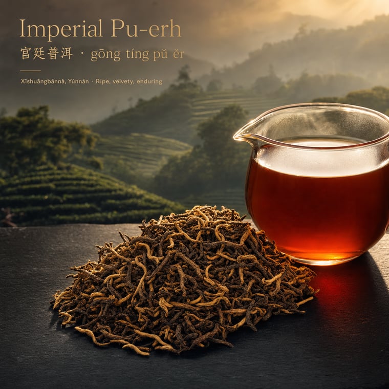 The design — Gong Ting Pu-erh