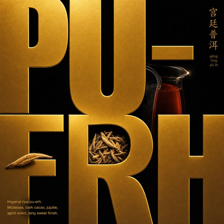 The design — Gong Ting Pu-erh