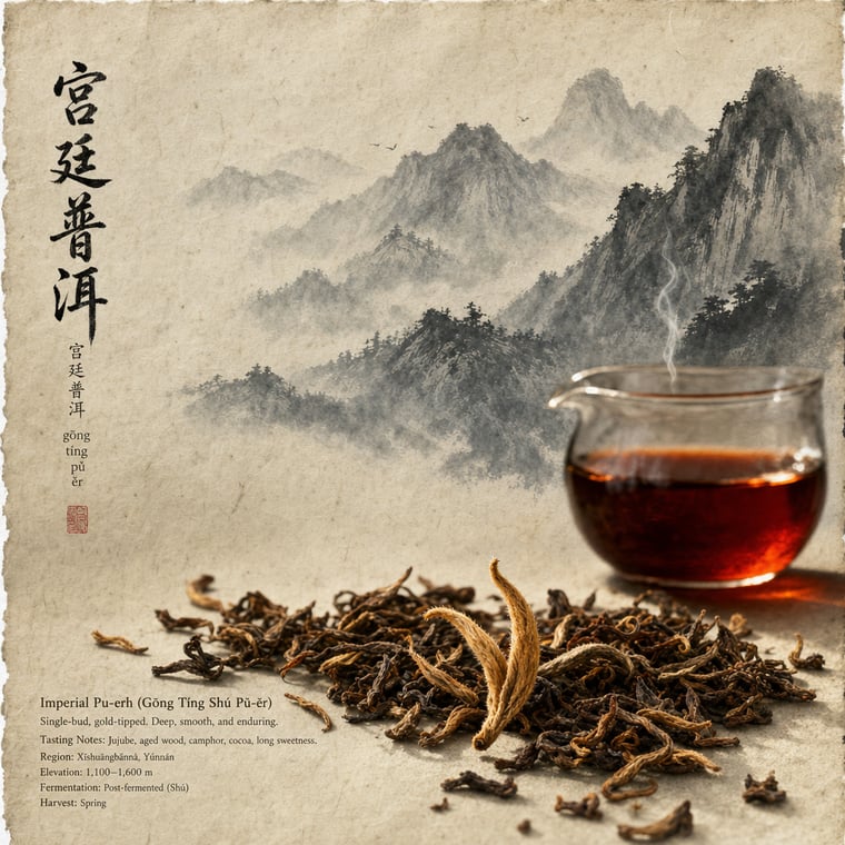 The design — Gong Ting Pu-erh