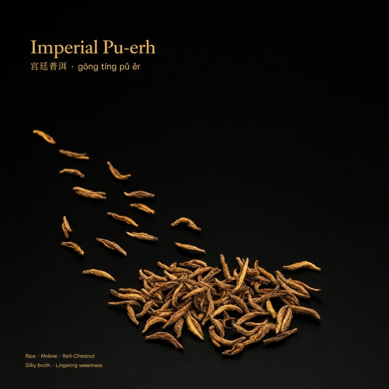 The design — Gong Ting Pu-erh