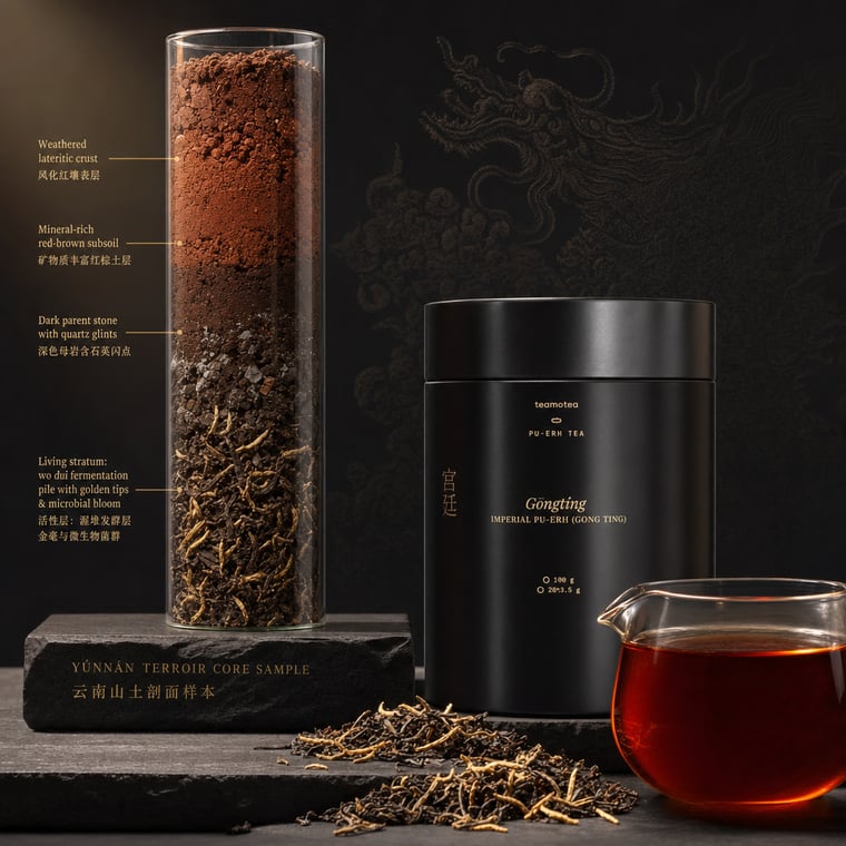 The design — Gong Ting Pu-erh