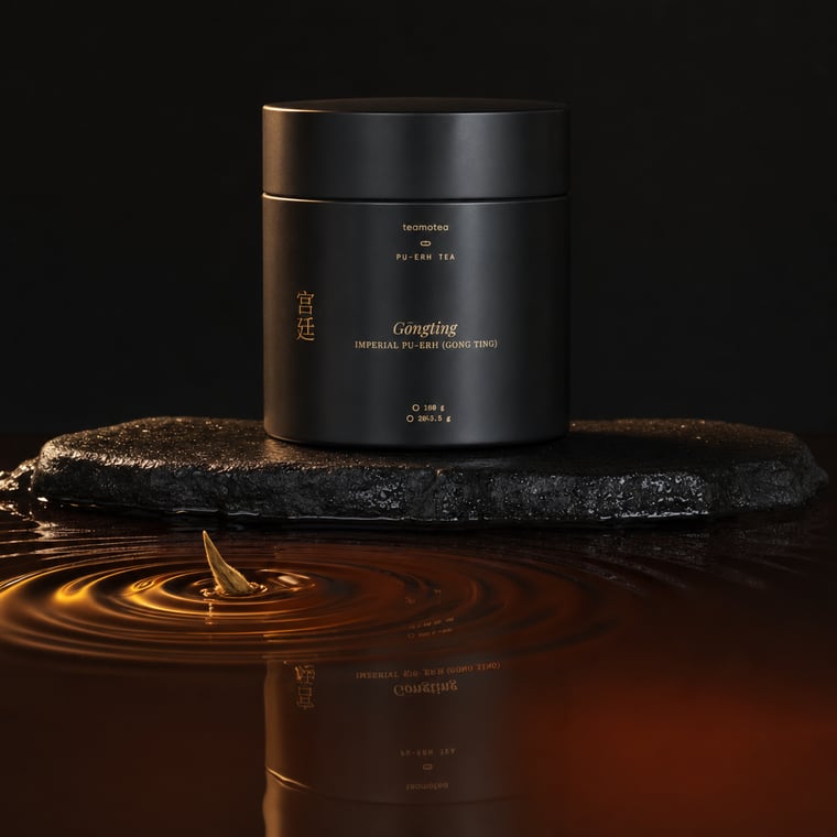 The design — Gong Ting Pu-erh