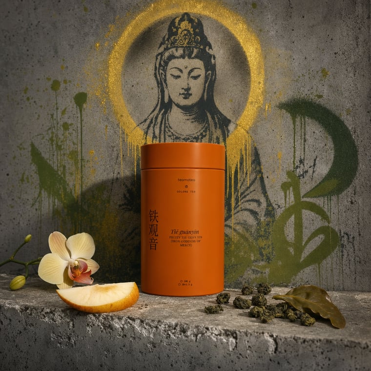 The design — Fruity Tie Guan Yin