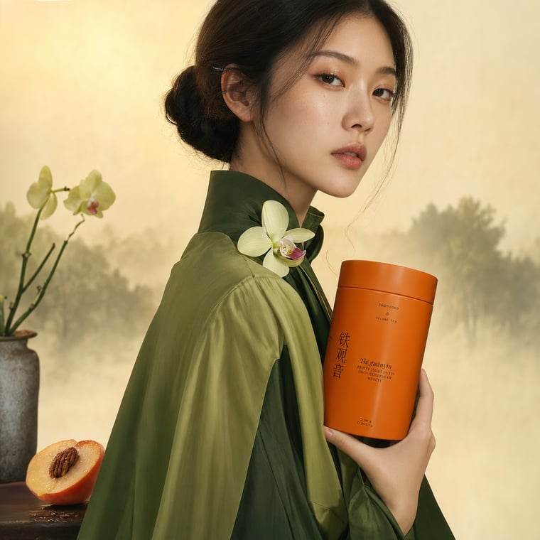 The design — Fruity Tie Guan Yin
