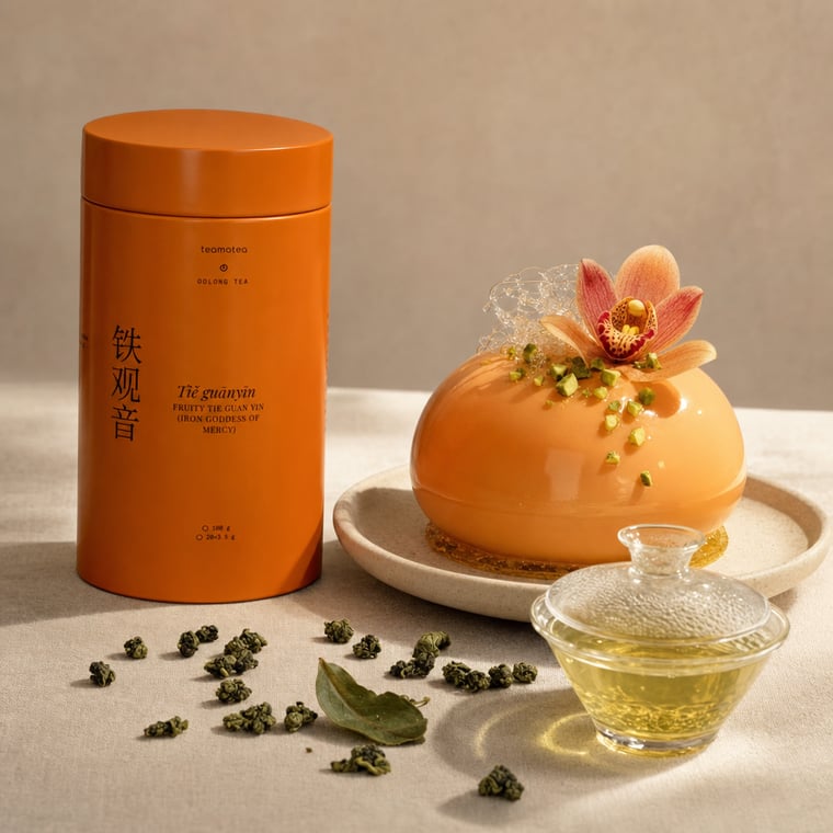 The design — Fruity Tie Guan Yin