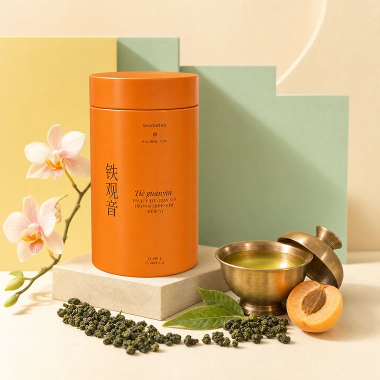 The design — Fruity Tie Guan Yin