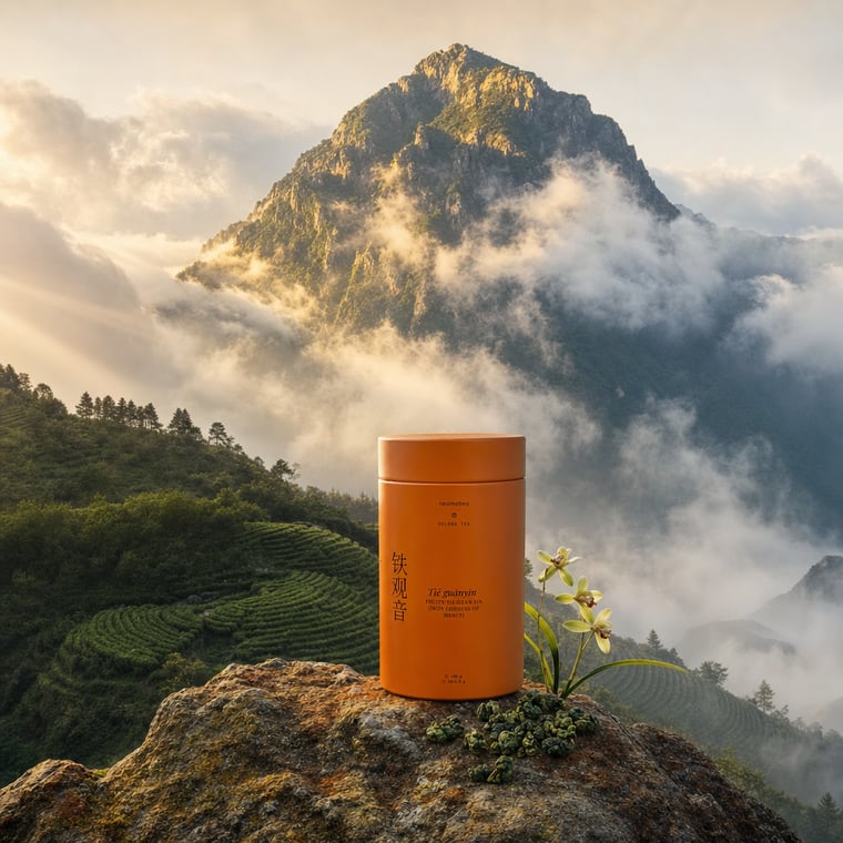 The design — Fruity Tie Guan Yin