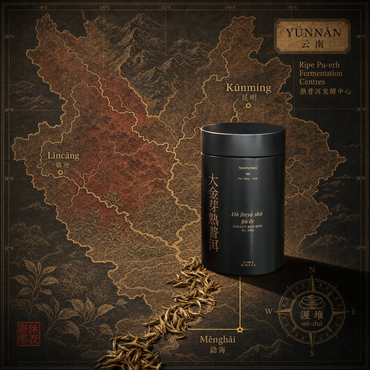 The design — Da Jin Ya Shu Pu-erh