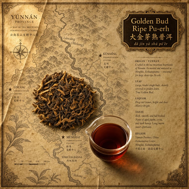 The design — Da Jin Ya Shu Pu-erh