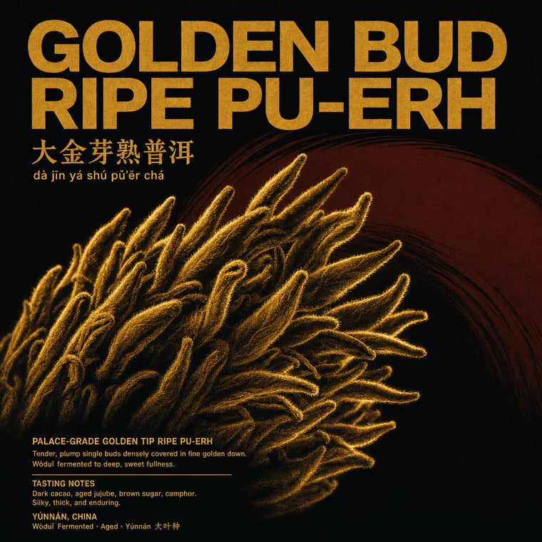 The design — Da Jin Ya Shu Pu-erh