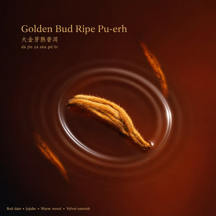 The design — Da Jin Ya Shu Pu-erh