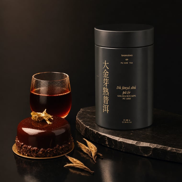 The design — Da Jin Ya Shu Pu-erh