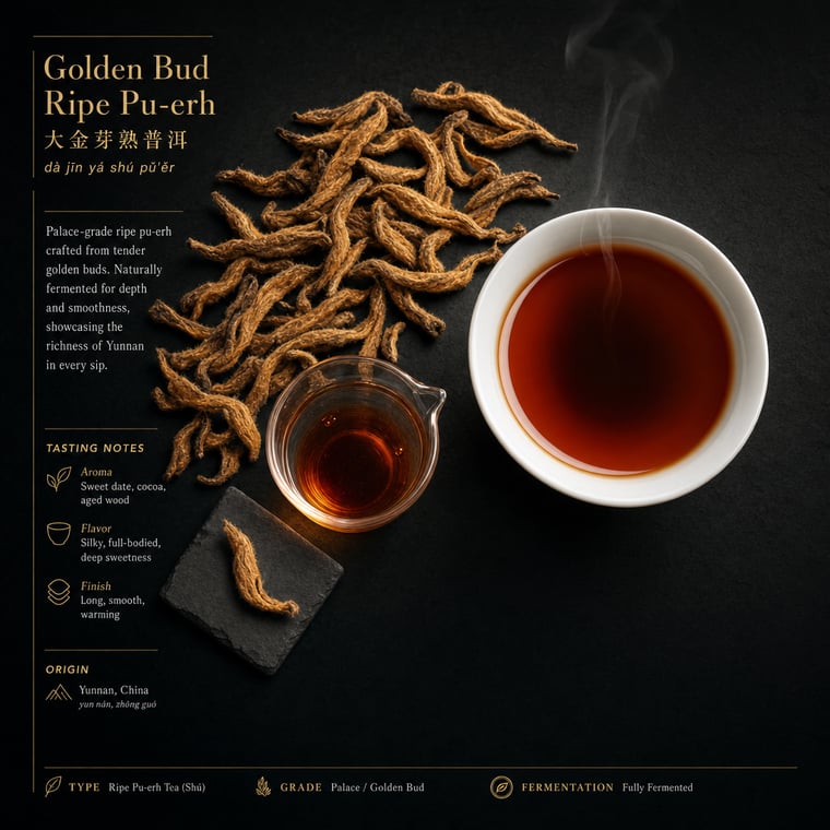 The design — Da Jin Ya Shu Pu-erh