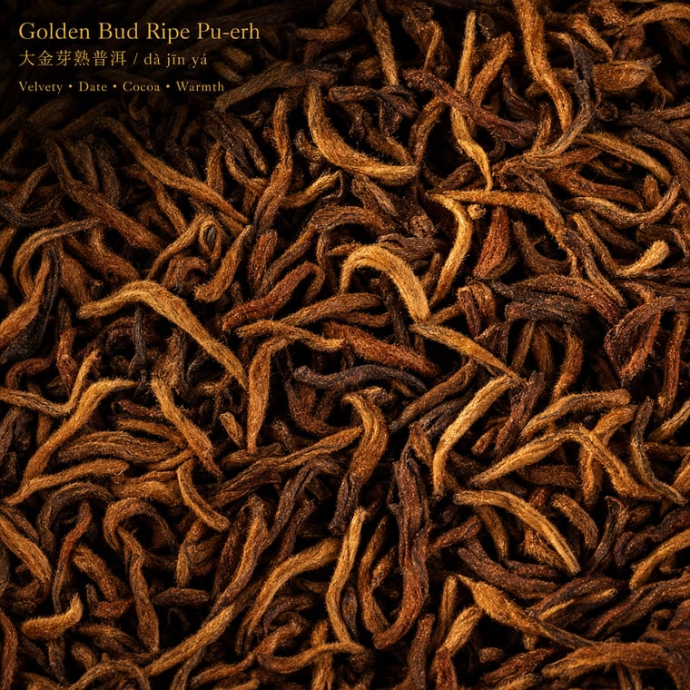 The design — Da Jin Ya Shu Pu-erh