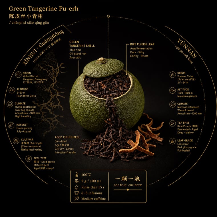 The design — Gān Jiě Chá