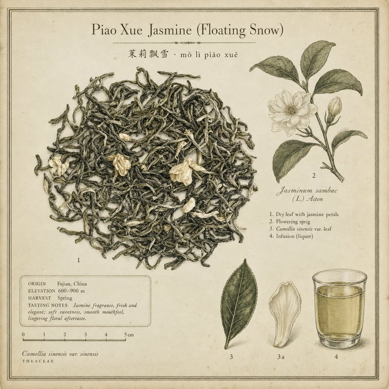 The design — Mòlì Piāo Xuě