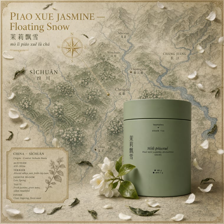The design — Mòlì Piāo Xuě