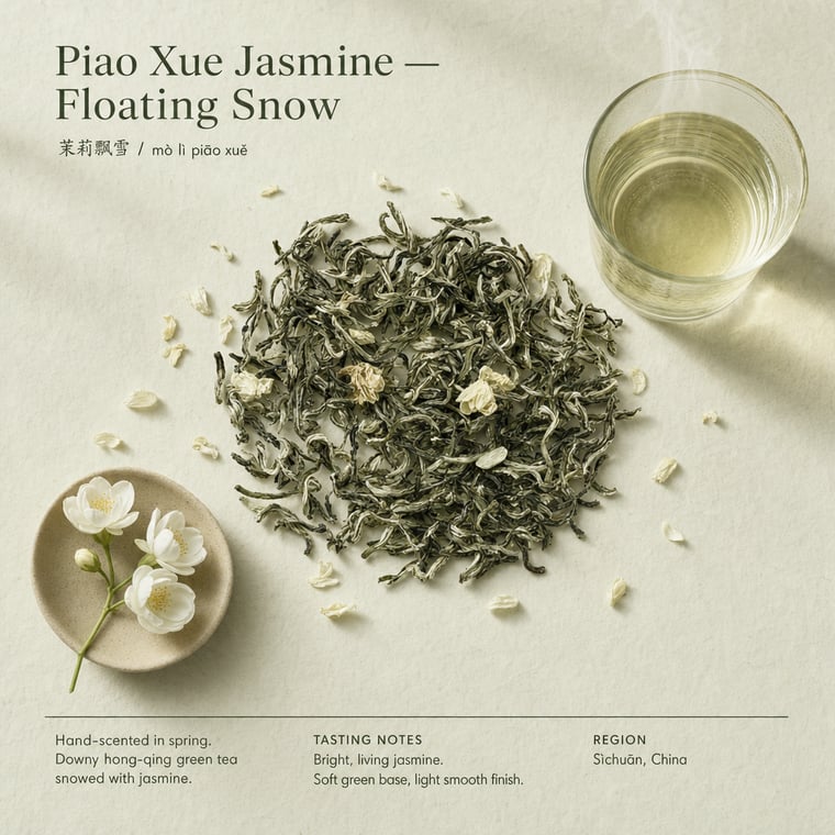 The design — Mòlì Piāo Xuě